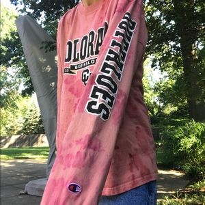 Bleach TyeDye CU Boulder Long Sleeve T-shirt